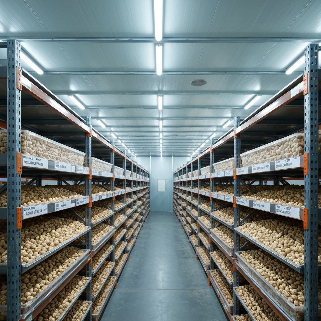 Climate controlled warehouse storage